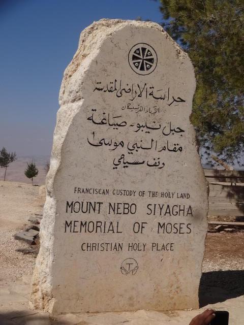 Nebo a'bri jeon Mose Canan a'songko nigame sia.