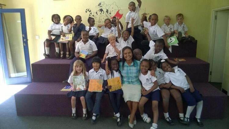 Biulanty Thabah with children