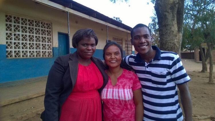 Overseas Missionary Biulanty Thabah with her colleague