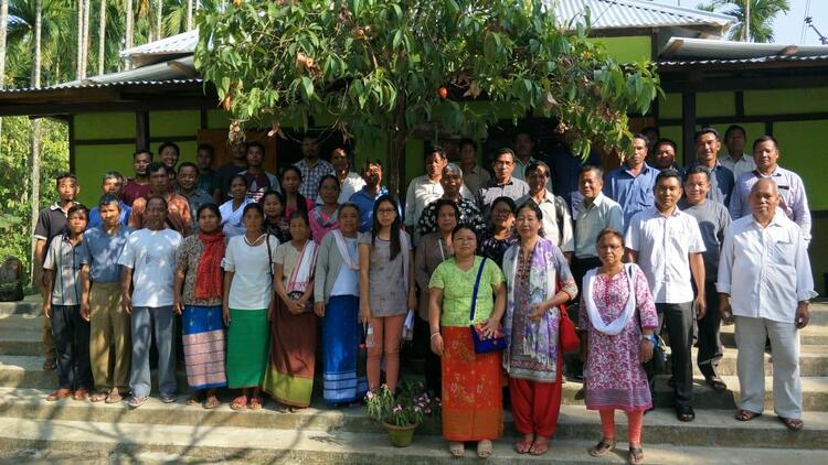 Mission partnership meeting at Wagase Baptist church